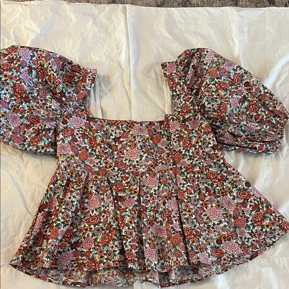 Buddy Love White and Pink Top